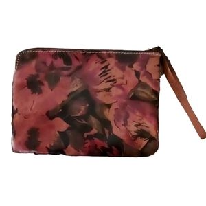 Patricia Nash Cassini Floral Leather Wristlet